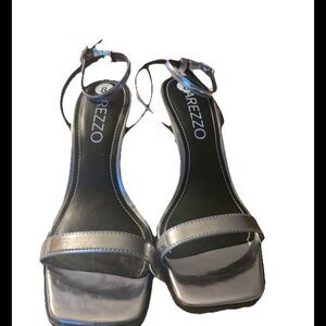 Arezzo Women's Nadia Mid Stiletto Sandals Size 8M